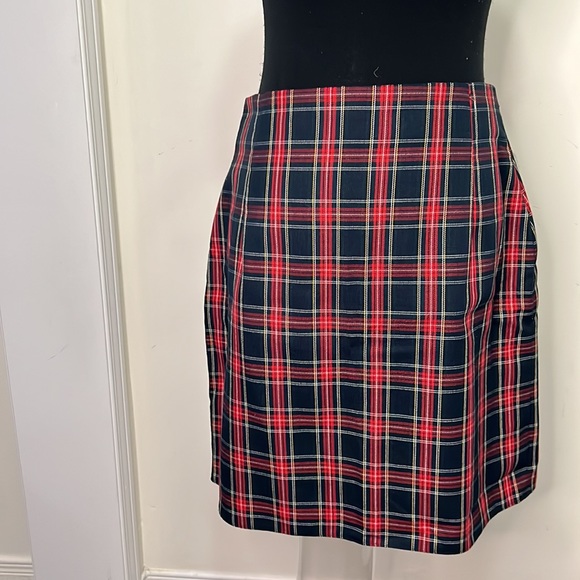Vintage Tartan Plaid Mini Skirt Size Large - Picture 7 of 15